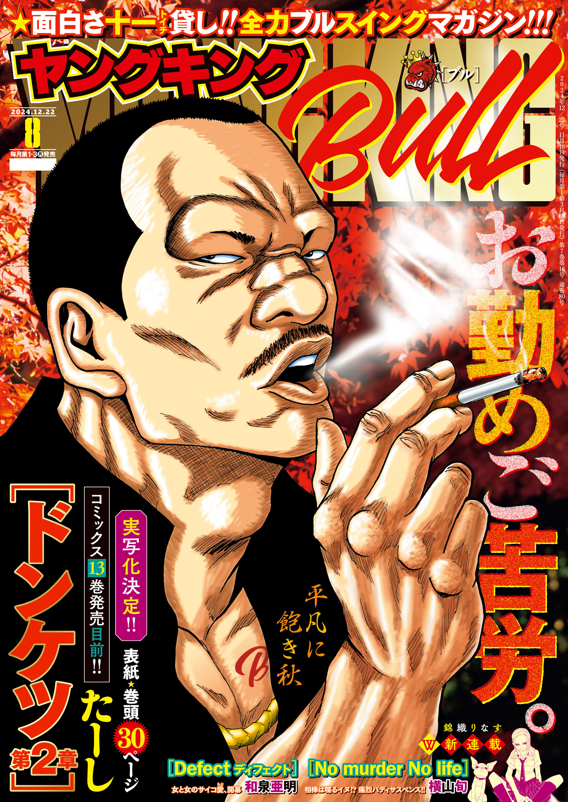 ヤングキングBULL 2024年8号 の表紙
